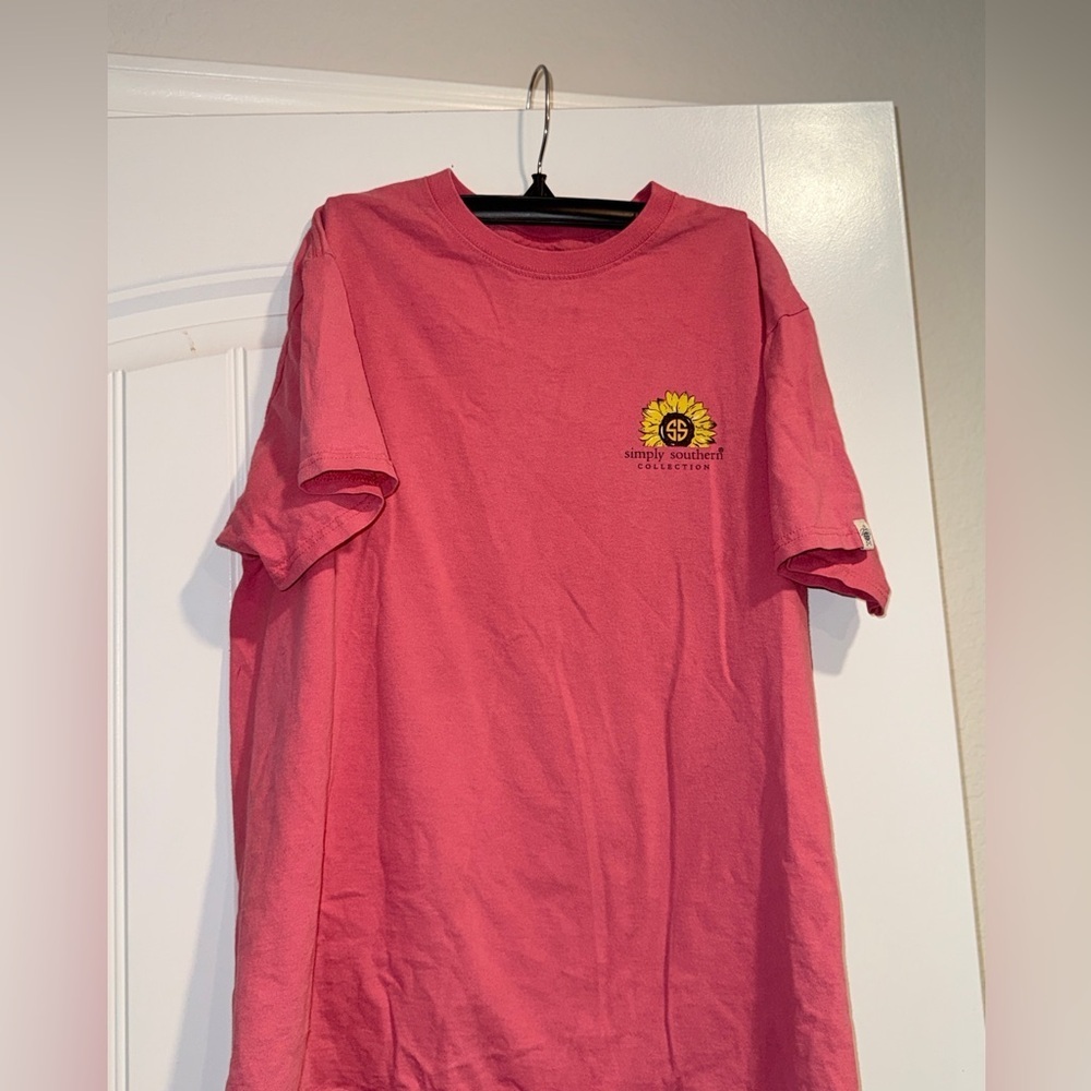 Simply Southern Coral Cotton Tee